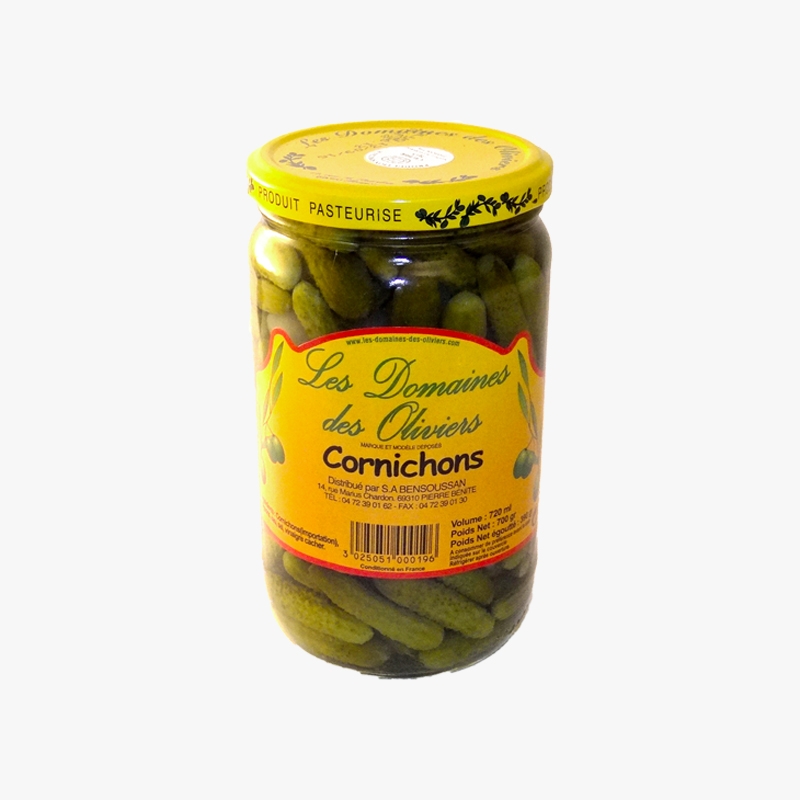 CORNICHONS E/F DOMAINE 720 ML