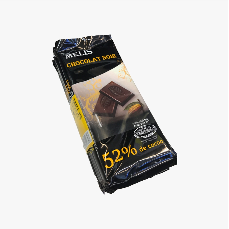 LOT TABLETTE CHOCOLAT NOIR 52% 100GR X5