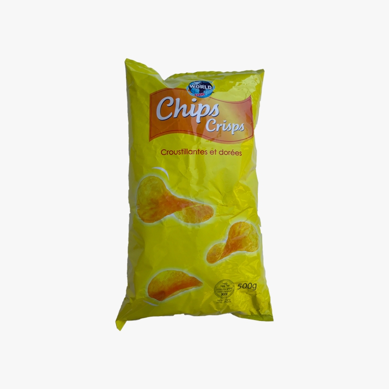 CHIPS WORLD FOOD 500 GR